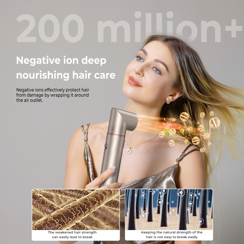 6 en 1 Styling professionnel à air chaud, séchoir à cheveux puissant et réglage de cheveux