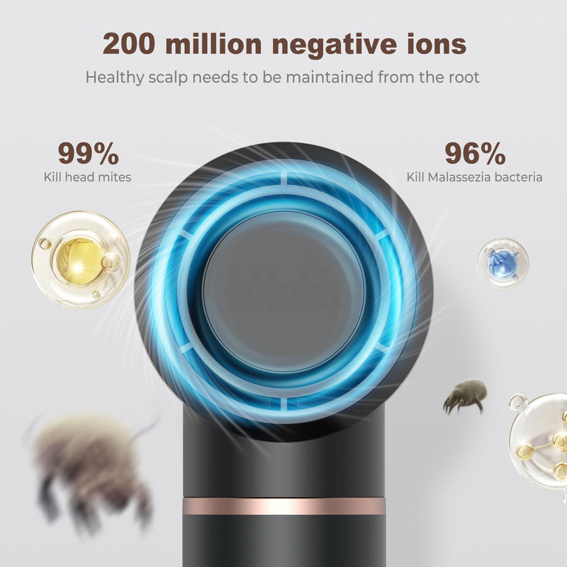 Brosses à cheveux professionnelles à air chaud 5 en 1 vitesse négative ionique séchage rapide froid 4 rapports tension 110V / 50HZ 240V / 60HZ