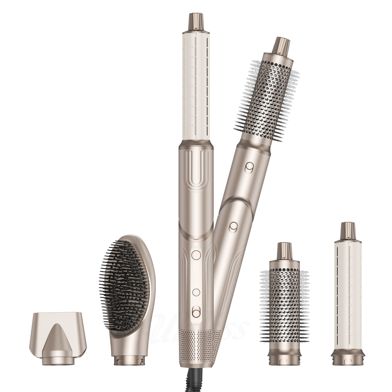 5 en 1 sèche-cheveux pliable à brosses à vent à haute vitesse Turbo-Blow sèche-cheveux à brosses professionnel 500 millions sèche-cheveux ionique négatif