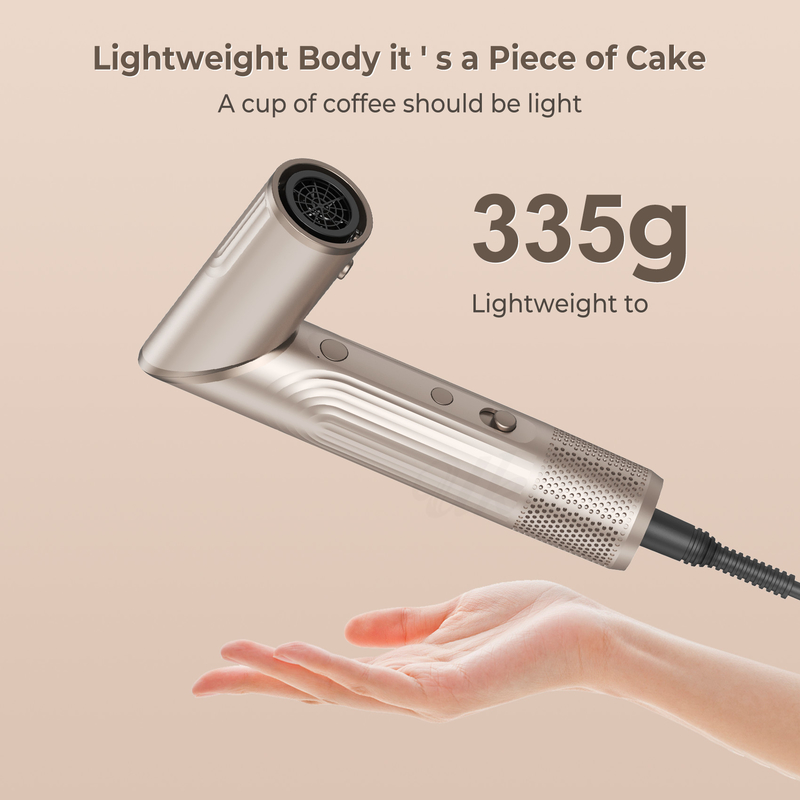 5 en 1 sèche-cheveux pliable à brosses à vent à haute vitesse Turbo-Blow sèche-cheveux à brosses professionnel 500 millions sèche-cheveux ionique négatif