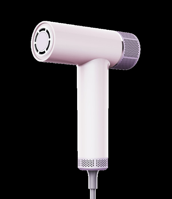 Sécheuse à souffle à double conduit à haute vitesse ionique à faible bruit avec moteur sans pinceau Diffuseur magnétique pour sèche-cheveux bouclés