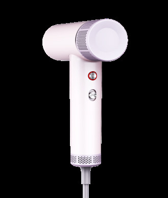 Sécheuse à souffle à double conduit à haute vitesse ionique à faible bruit avec moteur sans pinceau Diffuseur magnétique pour sèche-cheveux bouclés