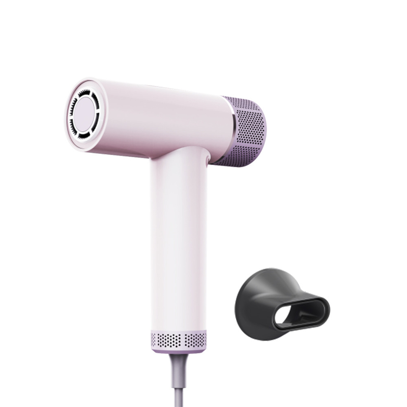 Sécheuse à souffle à double conduit à haute vitesse ionique à faible bruit avec moteur sans pinceau Diffuseur magnétique pour sèche-cheveux bouclés