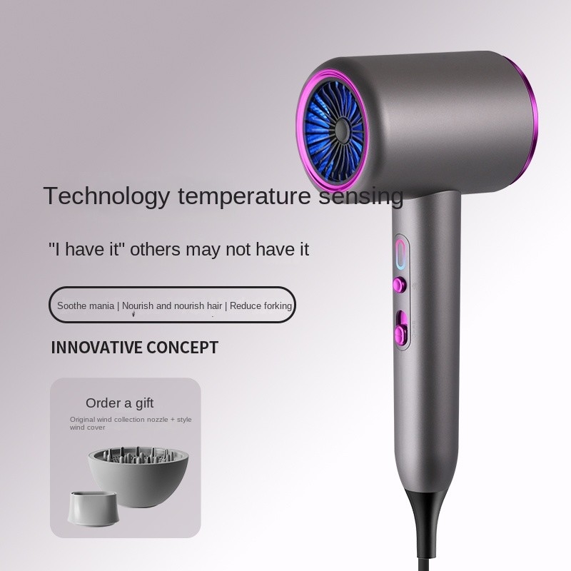 Haute puissance 2400W ions négatifs sèche-cheveux salon sèche-cheveux chaud et froid sèche-cheveux à vent Volumizer